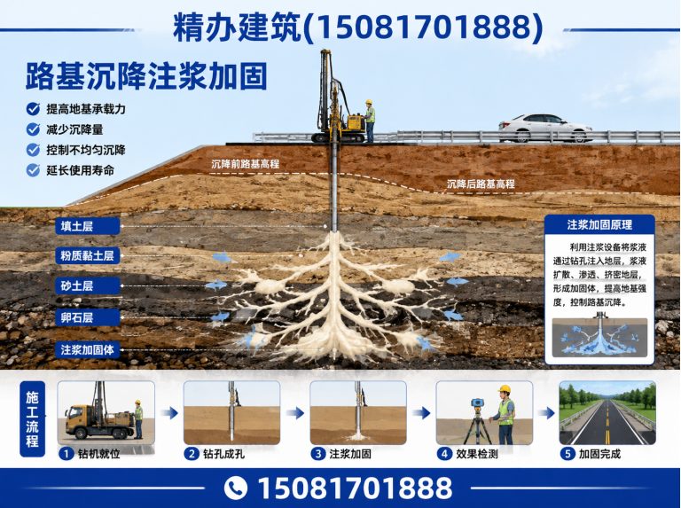 复兴区注浆加固展示图